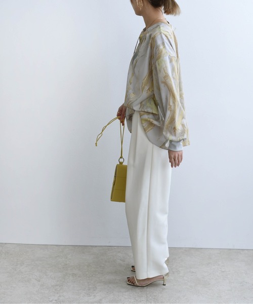 [Eimee Law] длинный рукав блуза 38 бежевый женский 