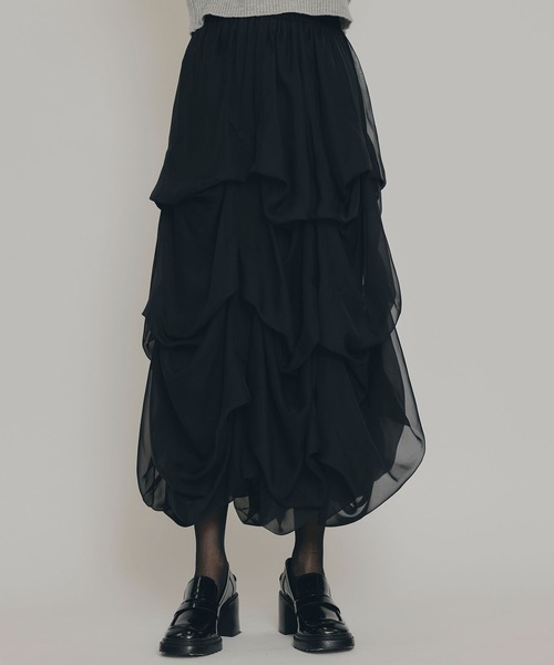 REDYAZEL（レディアゼル） スカート タックバルーンボリュームシフォン