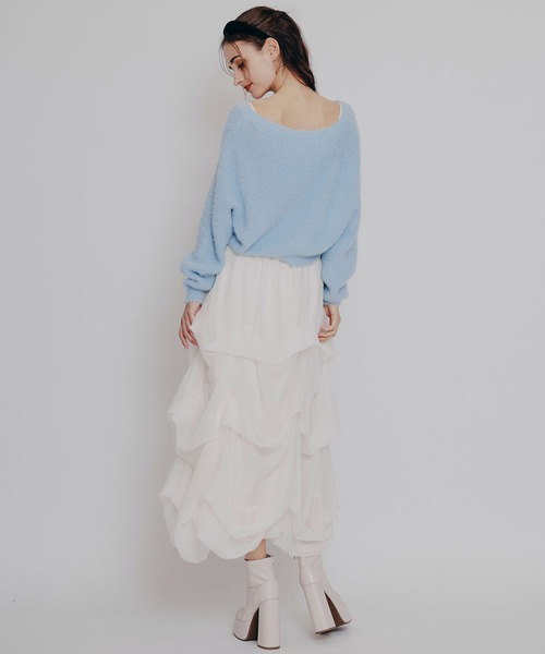 REDYAZEL（レディアゼル） スカート タックバルーンボリュームシフォン