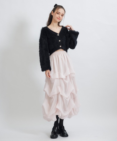 REDYAZEL（レディアゼル） スカート タックバルーンボリュームシフォン