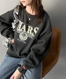 「Java」 スウェットカットソー MEDIUM チャコール レディースの画像5