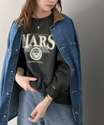 「Java」 スウェットカットソー MEDIUM チャコール レディースの画像6