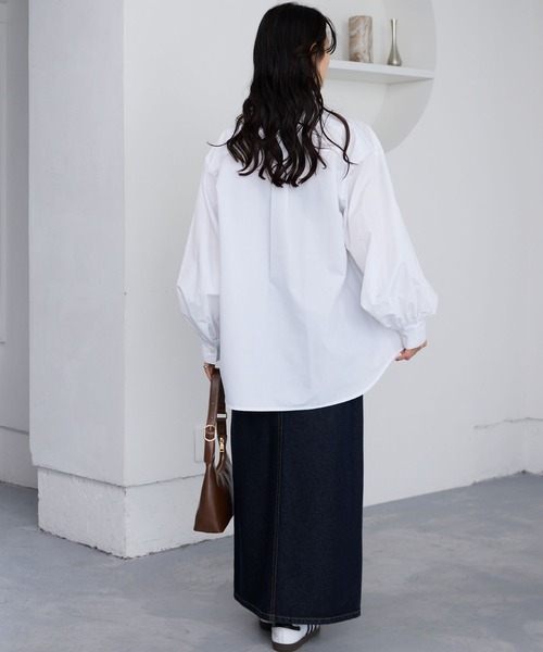 「U.S. POLO ASSN.」 長袖シャツ M サックスブルー レディース_画像5