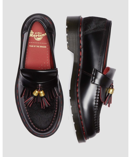 Dr.Martens（ドクターマーチン） ローファー UK4 ブラック メンズ