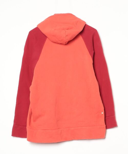 「MUVEIL」 プルオーバーパーカー「CONVERSE TOKYOコラボ」 - オレンジ レディース_画像2