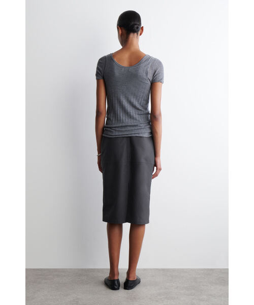 「COS」 スカート 36 グレー レディース_画像8