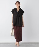 「GLOBAL WORK」 半袖ブラウス FR...の詳細画像1