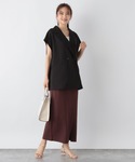 「GLOBAL WORK」 半袖ブラウス FR...の詳細画像3