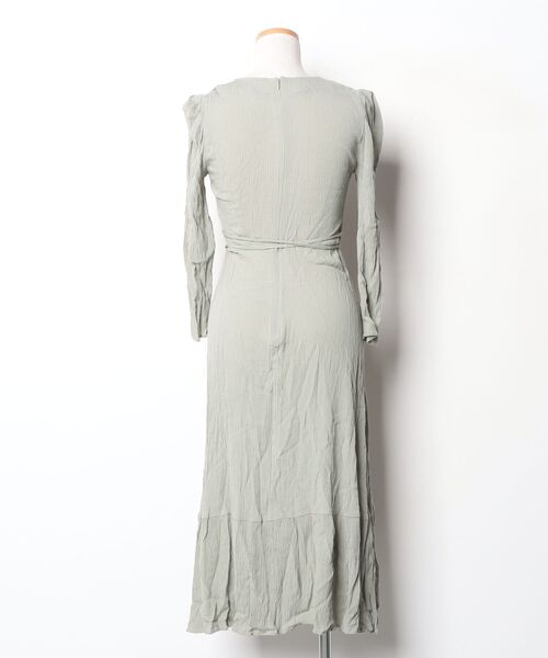 「U by SPICK&SPAN」 7分袖ワンピース 36 グリーン レディース_画像2
