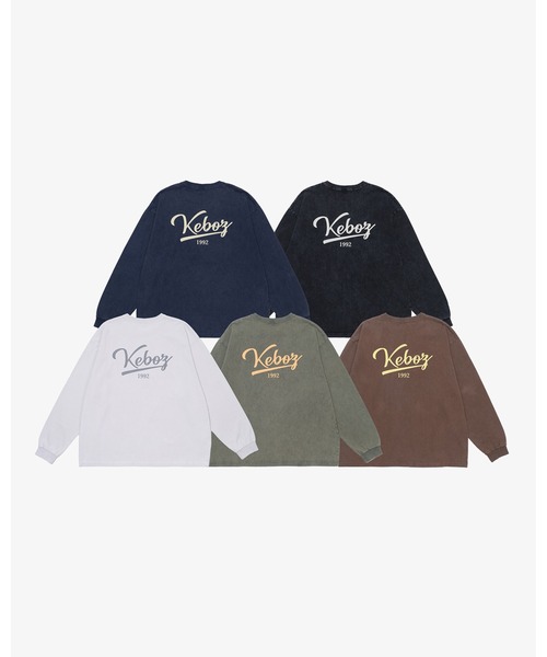 KEBOZ（ケボズ） tシャツ ICON WASHED L/S TEE メンズ レディース