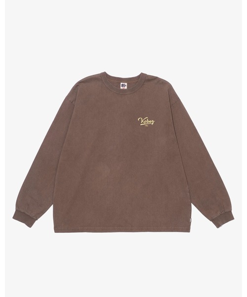 KEBOZ（ケボズ） tシャツ ICON WASHED L/S TEE メンズ レディース