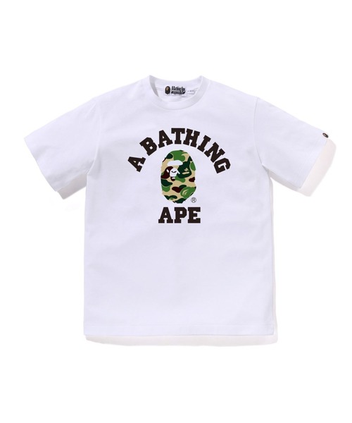 A BATHING APE（アベイシングエイプ） tシャツ ABC CAMO COLLEGE TEE