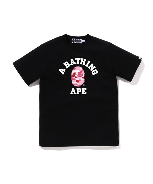 A BATHING APE（アベイシングエイプ） tシャツ ABC CAMO COLLEGE TEE