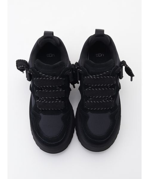 「UGG」 ローカットスニーカー 23 ブラック レディース_画像3