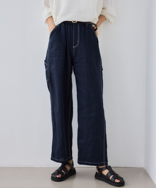 ワイドパンツ パンツ レディースの画像