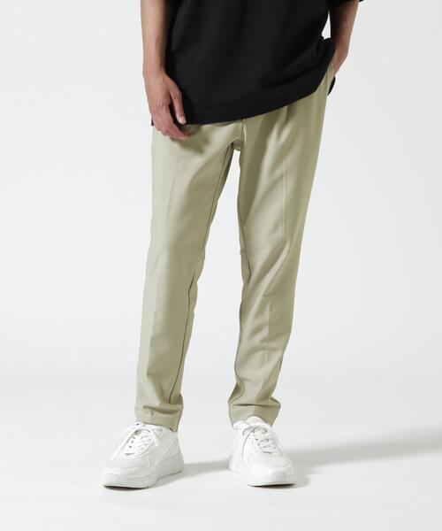 piuoro（ピウオロ） パンツ HI TENSION KNIT TUCK メンズ : ZOZOTOWN