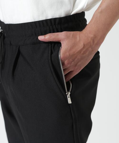 piuoro（ピウオロ） パンツ HI TENSION KNIT TUCK メンズ : ZOZOTOWN