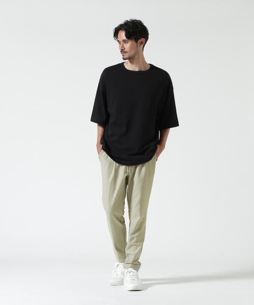 piuoro（ピウオロ） パンツ HI TENSION KNIT TUCK メンズ : ZOZOTOWN