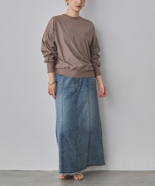 hunch（ハンチ） デニムスカート ストレッチデニム ナロースカート