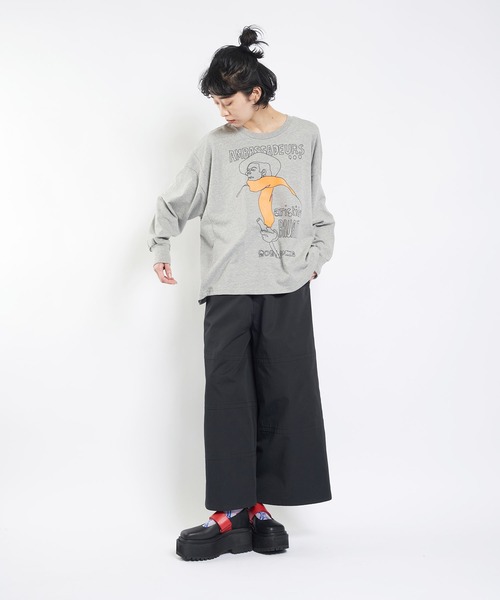 「gomme」 長袖カットソー MEDIUM ブルー レディース_画像5