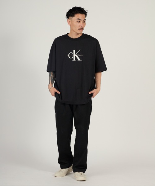 Calvin Klein（カルバン・クライン） tシャツ A - MONOLOGO OVERSIZED