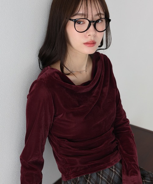 「BLUEEAST」 長袖カットソー MEDIUM モカ レディース_画像6