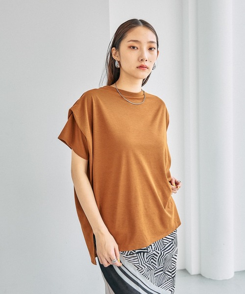 LEPSIM（レプシィム） tシャツ 「スグッカワ」袖タックT 639431