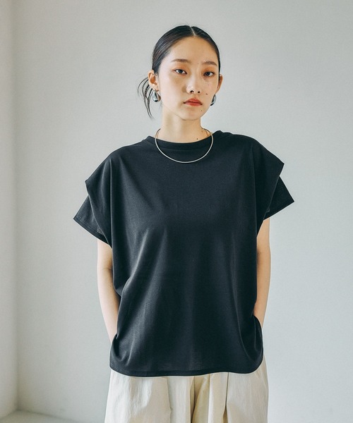 LEPSIM（レプシィム） tシャツ 「スグッカワ」袖タックT 639431