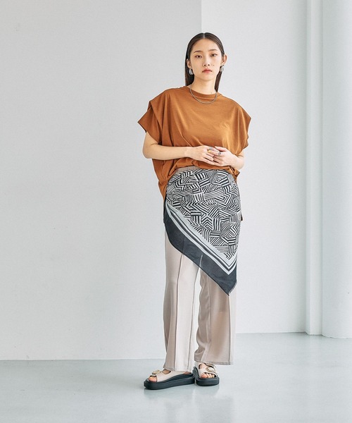 LEPSIM（レプシィム） tシャツ 「スグッカワ」袖タックT 639431