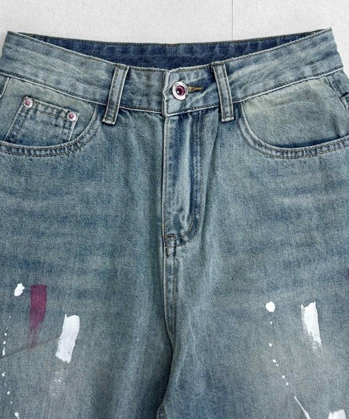 DAY CLOSET ジーンズ デニム デニムパンツ 「ウォッシュ加工/大きい