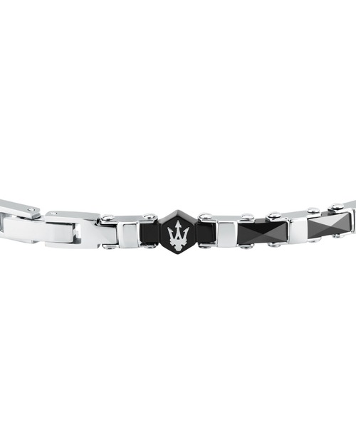ブレスレット 「Maserati/マセラティ」セラミック - メンズ ブレスレット シルバー ブラック メンズの画像