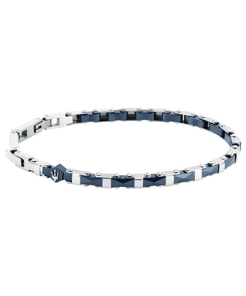 ブレスレット 「Maserati/マセラティ」セラミック - メンズ ブレスレット シルバー ブラック メンズの画像