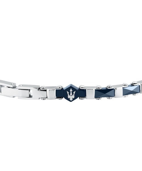ブレスレット 「Maserati/マセラティ」セラミック - メンズ ブレスレット シルバー ブラック メンズの画像