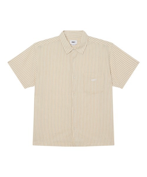 OBEY（オベイ） シャツ 半袖 OBEY ALAN SS SHIRT（オベイ アラン