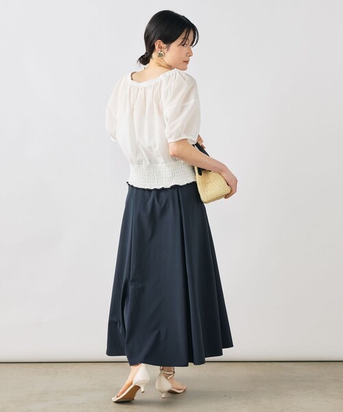 ノーリーズ　ブラウス NOLLEY'S（ノーリーズ） ブラウス シャツ 半袖 ウォッシャブル袖