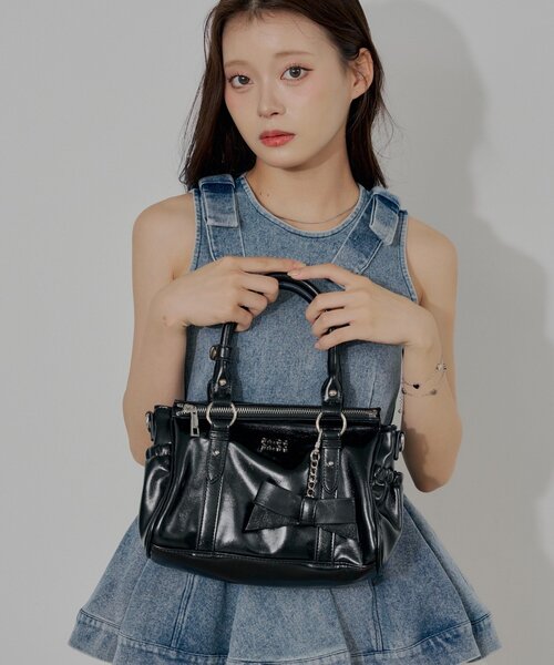 【未使用】オニツカタイガー Onitsuka Tiger ボストンバッグ 黒 Onitsuka Tiger（オニツカタイガー） ボストンバッグ TRAVEL BAG