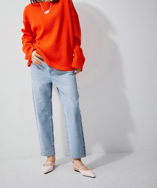 「NEEDBY heritage」 デニムパンツ 26 ブルー レディース_画像8