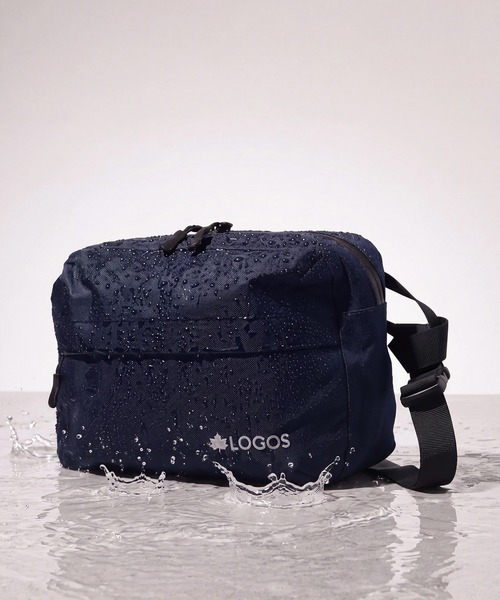 ☆  最新作ロゴエンボス加工ユニセックス大型ウエストポーチ LOGOS（ロゴス） ウエストポーチ 「LOGOS/ロゴス」DryCore ボディ