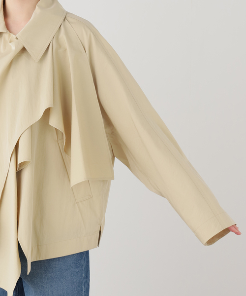 コート アウター RECTO/レクト MUFFLER WRAP COAT (YELLOW BEIGE) コート RW26SWCT001BE レディースの画像