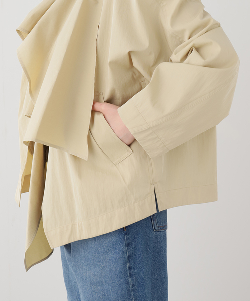 コート アウター RECTO/レクト MUFFLER WRAP COAT (YELLOW BEIGE) コート RW26SWCT001BE レディースの画像