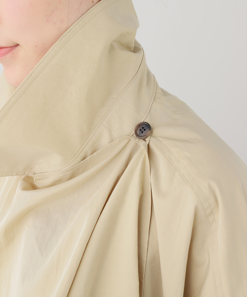 コート アウター RECTO/レクト MUFFLER WRAP COAT (YELLOW BEIGE) コート RW26SWCT001BE レディースの画像