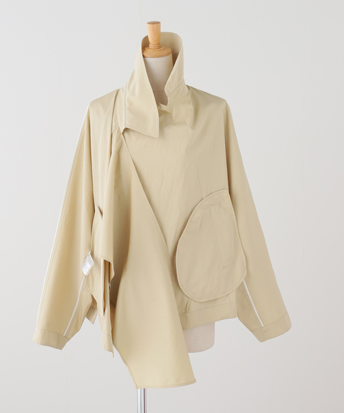 コート アウター RECTO/レクト MUFFLER WRAP COAT (YELLOW BEIGE) コート RW26SWCT001BE レディースの画像