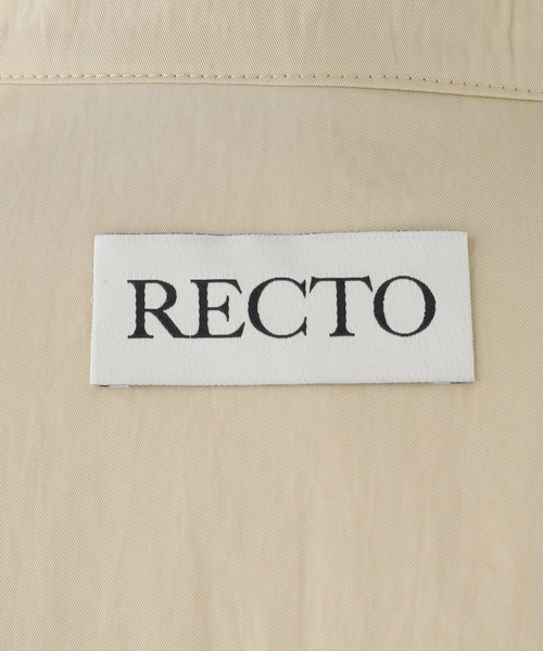 コート アウター RECTO/レクト MUFFLER WRAP COAT (YELLOW BEIGE) コート RW26SWCT001BE レディースの画像