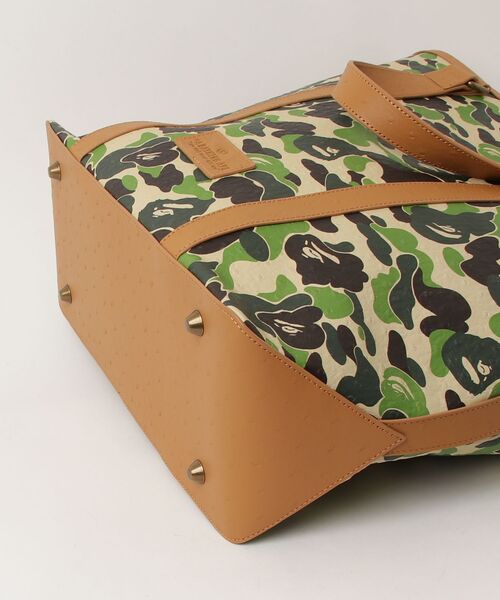A BATHING APE（アベイシングエイプ） 25AW ABC CAMO PU OSTRICH 2WAY 