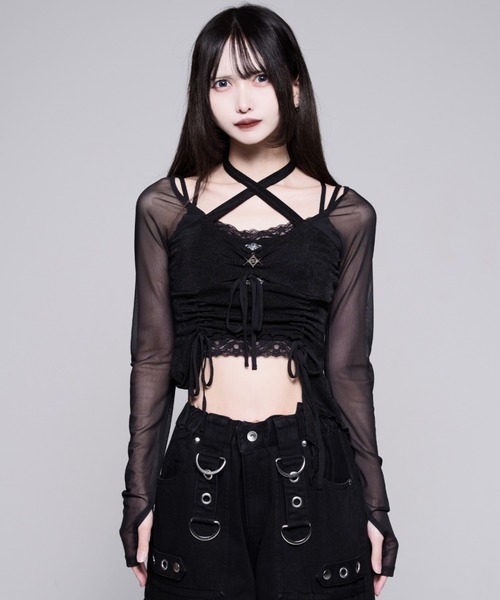トップス REFLEM REFLEM（レフレム） 「REFLEM/レフレム」シャーリングシアートップス