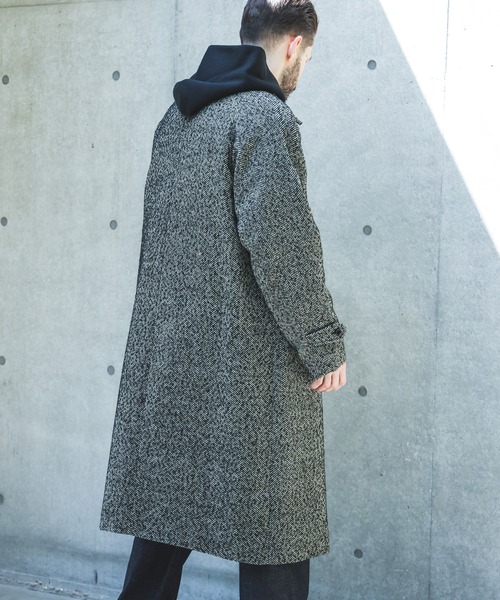 MR.OLIVE（ミスターオリーブ） ステンカラーコート コート TECH TWEED