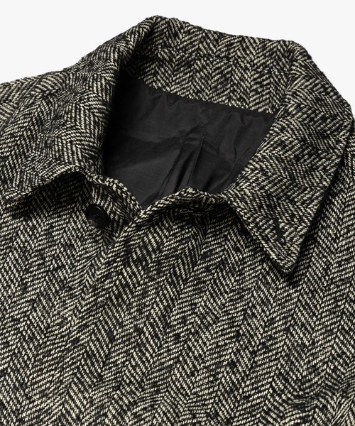 MR.OLIVE（ミスターオリーブ） ステンカラーコート コート TECH TWEED