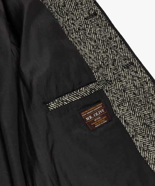 MR.OLIVE（ミスターオリーブ） ステンカラーコート コート TECH TWEED