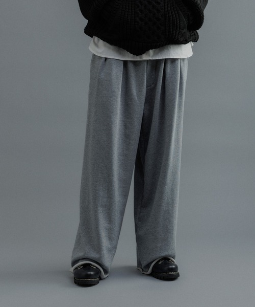 ADAM ET ROPE'（アダムエロペ） パンツ 「WEB限定」2タック ワイド