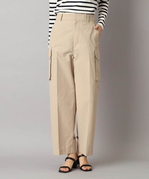 「DRESSTERIOR」 カーゴパンツ 36 ベージュ レディース_画像3